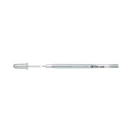  El Pen med hvid metallisk effekt 